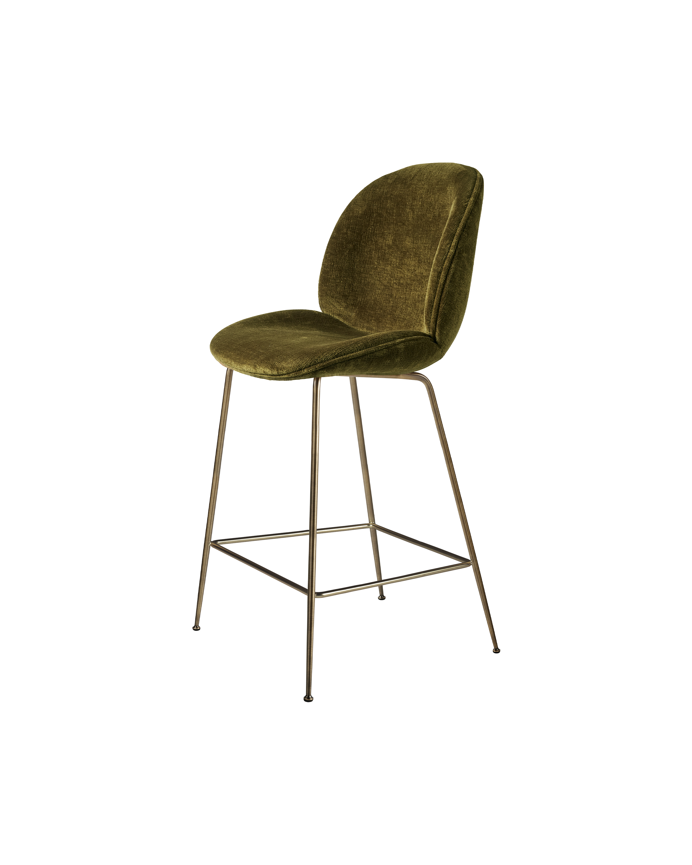 GUBI Beetle Counter Chair, Fully Upholstered